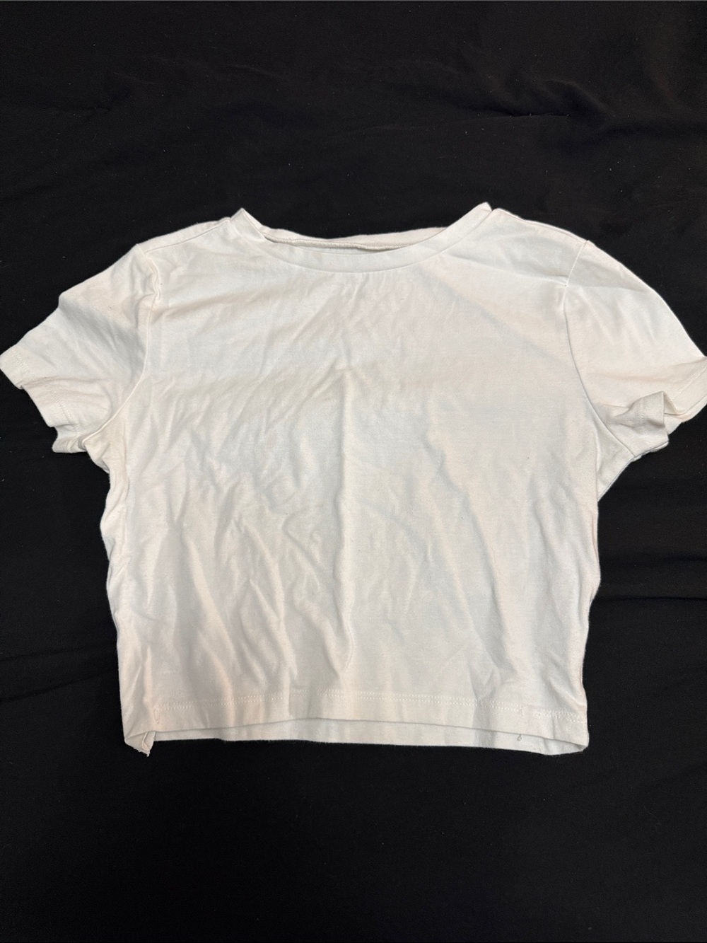 wild fable White Cropped Tee - Short Sleeve Casual Top